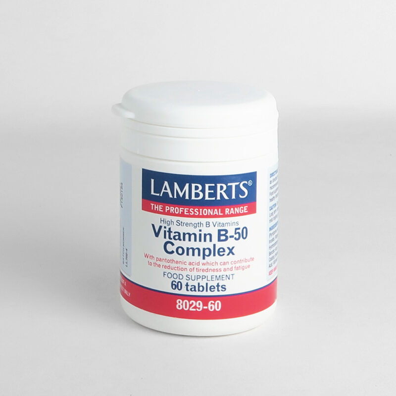 Lamberts vitamin B-50 Complex, 60 Tabs