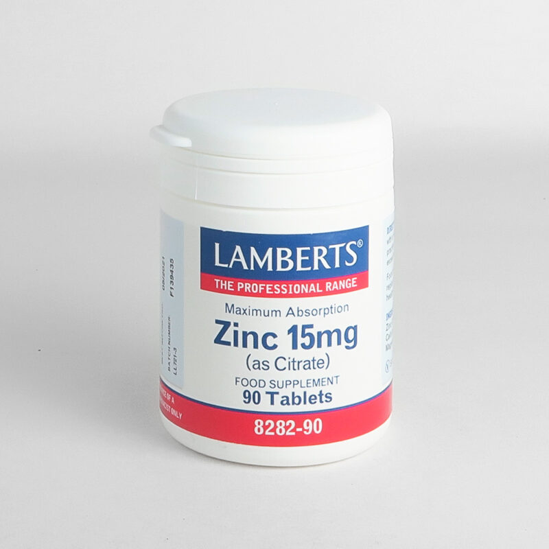 Lamberts Zinc Citrate, 15mg, 90 tabs